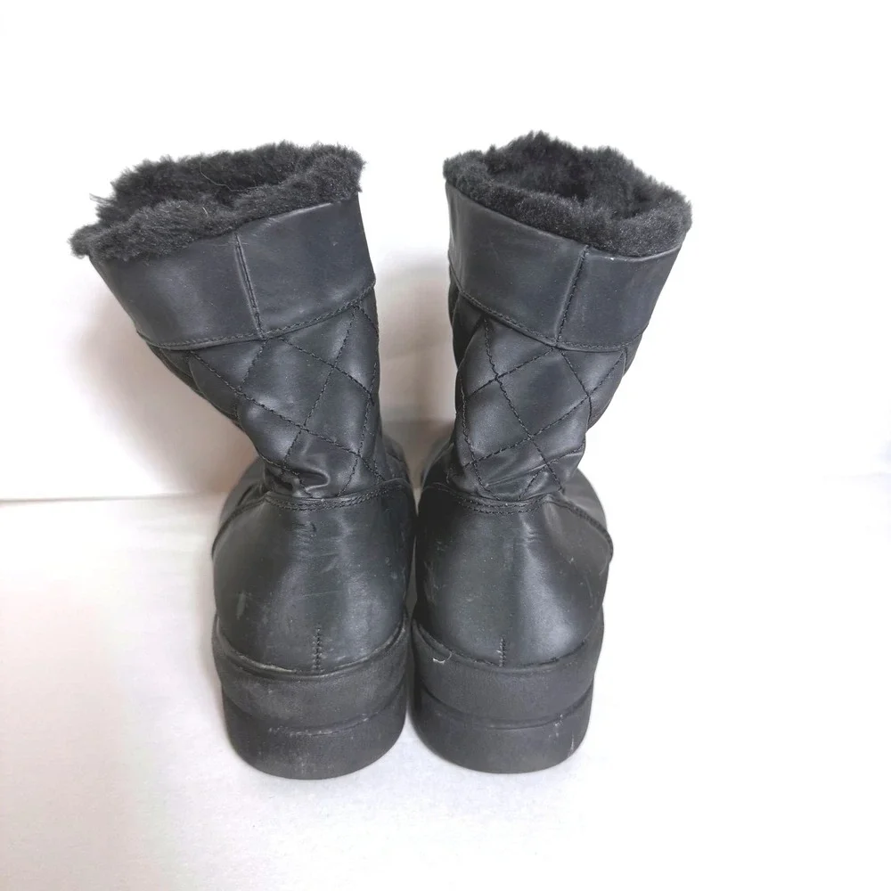 Boston Accent Women's 8M Black Waterproof Ankle‎ Boots  Lined Winter